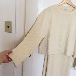 Zara Bundle Sweater and Maxi Dress